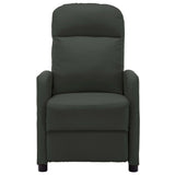 Recliner Anthracite Faux Leather