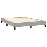 Bed Frame Light Gray 59.8"x79.9" Queen Fabric