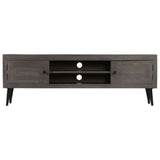 TV Cabinet Solid Mango Wood 55.1"x11.8"x17.7"