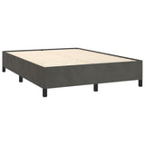 Bed Frame Dark Gray 59.8"x79.9" Queen Velvet