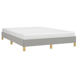 Bed Frame Light Gray 53.9"x74.8" Full Fabric