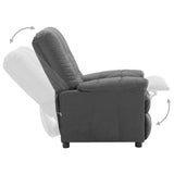 Recliner Light Grey Fabric