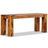 Bench Solid Sheesham Wood 43.3"x13.8"x17.7"