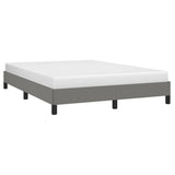 Bed Frame Dark Gray 53.9"x74.8" Full Fabric