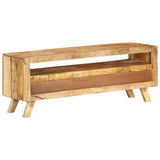 TV Cabinet 43.3"x11.8"x15.7" Solid Mango Wood