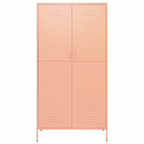 Wardrobe Pink 35.4"x19.7"x70.9" Steel