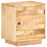 Bedside Cabinet 15.7"x11.8"x17.7" Solid Mango Wood