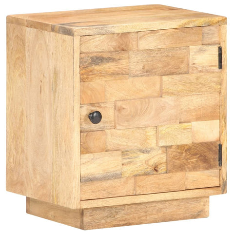 Bedside Cabinet 15.7"x11.8"x17.7" Solid Mango Wood