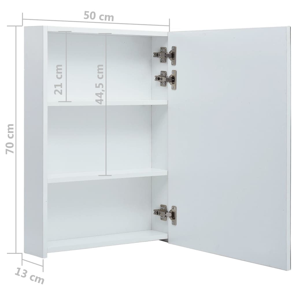 LED Bathroom Mirror Cabinet 19.7"x5.1"x27.6"