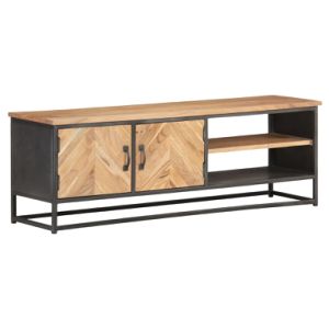 TV Cabinet 47.2"x11.8"x15.7" Solid Acacia Wood