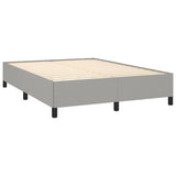 Bed Frame Light Gray 53.9"x74.8" Full Fabric