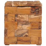 Storage Stool Solid Teak Wood