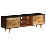 TV Cabinet Solid Mango Wood 55.1"x11.8"x17.7"