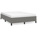 Bed Frame Dark Gray 59.8"x79.9" Queen Fabric