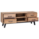 TV Cabinet 47.2"x11.8"x17.7" Solid Teak