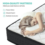 8 Inch Breathable Memory Foam Bed Mattress Medium Firm for Pressure Relieve