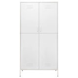 Wardrobe White 35.4"x19.7"x70.9" Steel