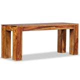 Bench Solid Sheesham Wood 43.3"x13.8"x17.7"