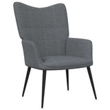 Relaxing Chair Dark Gray Fabric