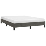 Bed Frame Dark Gray 53.9"x74.8" Full Velvet