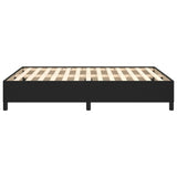 Bed Frame Black 59.8"x79.9" Queen Faux Leather