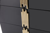 Modrest Token Modern Black &amp; Gold Dresser