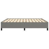 Bed Frame Dark Gray 76"x79.9" King Fabric