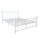 Metal Bed Frame with Headboard and Footboard