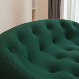 Modern Curved living room sofa ; green