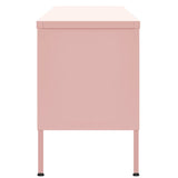 TV Cabinet Pink 41.3"x13.8"x19.7" Steel