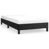 Bed Frame Black 39.4"x74.8" Twin Faux Leather