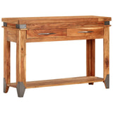 Console Table 43.3"x13.4"x29.1" Solid Wood Acacia