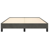 Bed Frame Dark Gray 59.8"x79.9" Queen Velvet