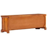 TV Cabinet 46.8"x11.8"x15.7" Solid Acacia Wood