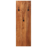 Wall-mounted Coat Racks 2 pcs 14.2"x1.2"x43.3" Solid Acacia Wood