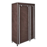 Fabric Wardrobe Brown