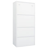 Wardrobe White 31.5"x19.7"x70.9" Steel