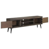 TV Cabinet Solid Mango Wood 55.1"x11.8"x17.7"