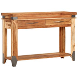 Console Table 43.3"x13.4"x29.1" Solid Wood Acacia