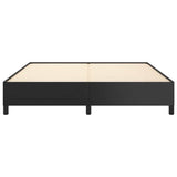 Bed Frame Black 76"x79.9" King Faux Leather