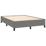 Bed Frame Dark Gray 59.8"x79.9" Queen Fabric