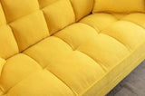 Hot Selling Solid Color Easy Assemble Loveseat 2 Seater Furniture Breathable Linen Sofa Chair