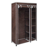 Fabric Wardrobe Brown