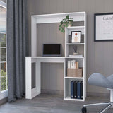 Desk Ryndon, Hutch, White Finish