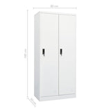 Wardrobe White 31.5"x19.7"x70.9" Steel