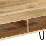 TV Stand Solid Mango Wood 43.3"x13.8"x17.7"