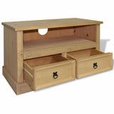 TV Cabinet Mexican Pine Corona Range 35.8"x16.9"x22"