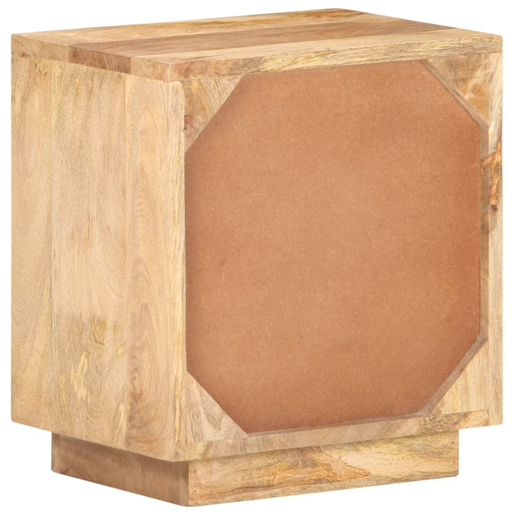 Bedside Cabinet 15.7"x11.8"x17.7" Solid Mango Wood