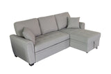 2049 Storage Sofa Bed Tufeted Cushion with 2 Pillows