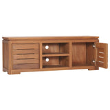 TV Cabinet 43.3"x11.8"x15.7" Solid Teak Wood